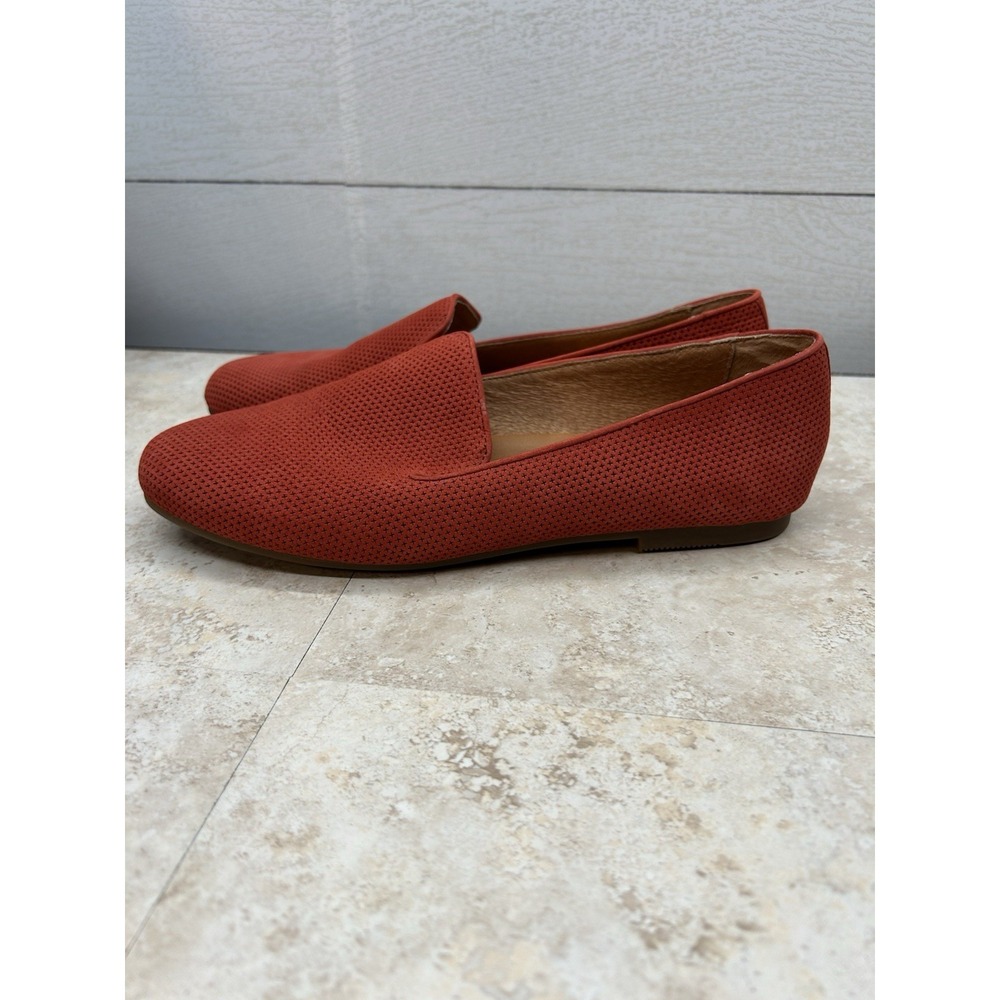 Gentle Souls by Kenneth Cole Women's Eugene 2 Perf Loafer Flat Size 8 Persimmon - Picture 6 of 11